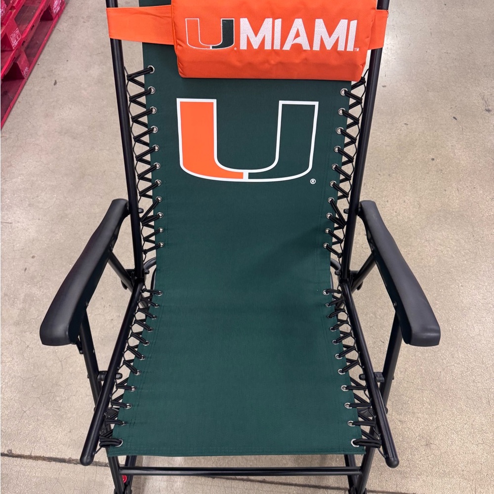 University of Miami Folding Chair